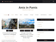 Tablet Screenshot of ants-in-pants.com